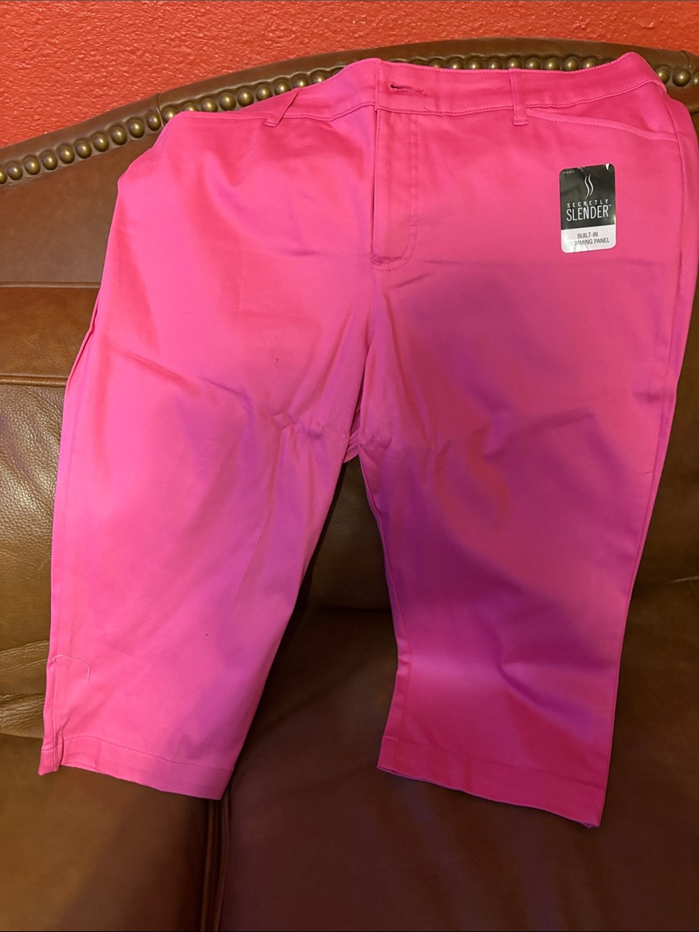 St. John's Bay Hot Pink Bermuda Shorts